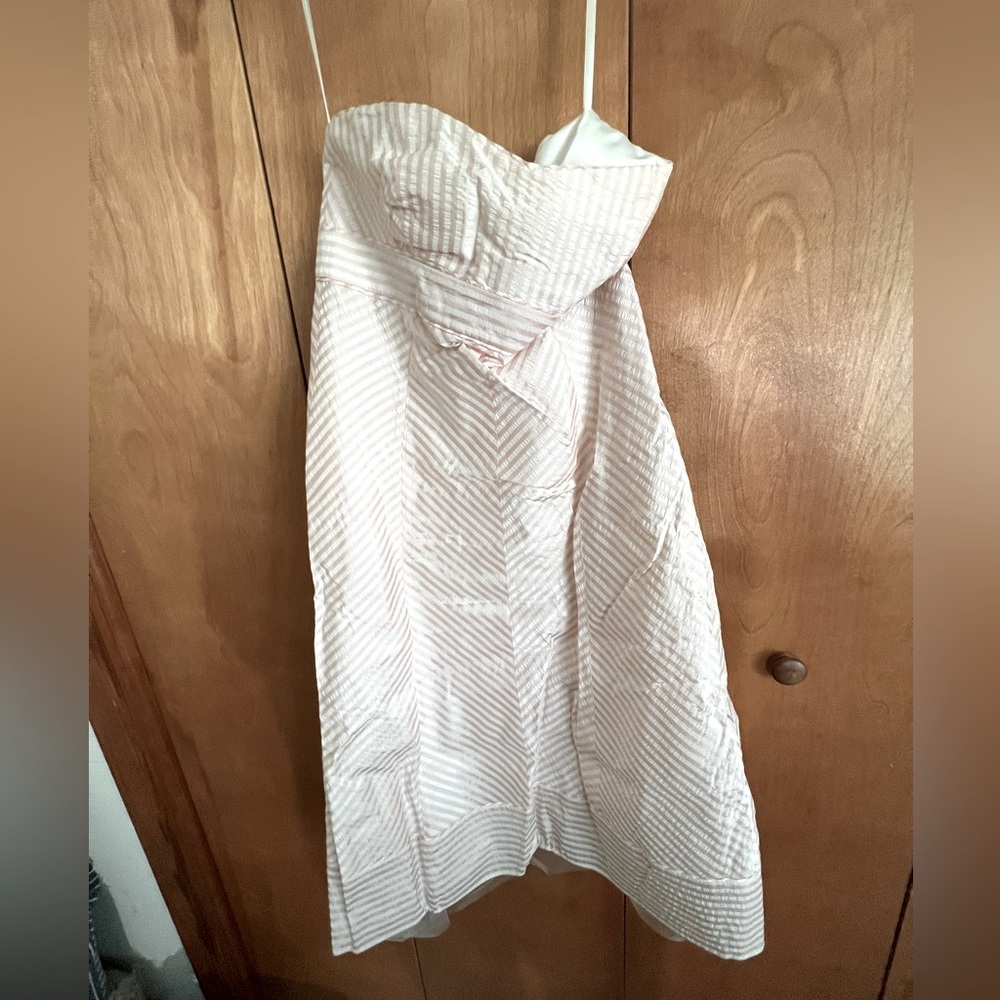 Vintage J Crew Japanese Seersucker Silk dress